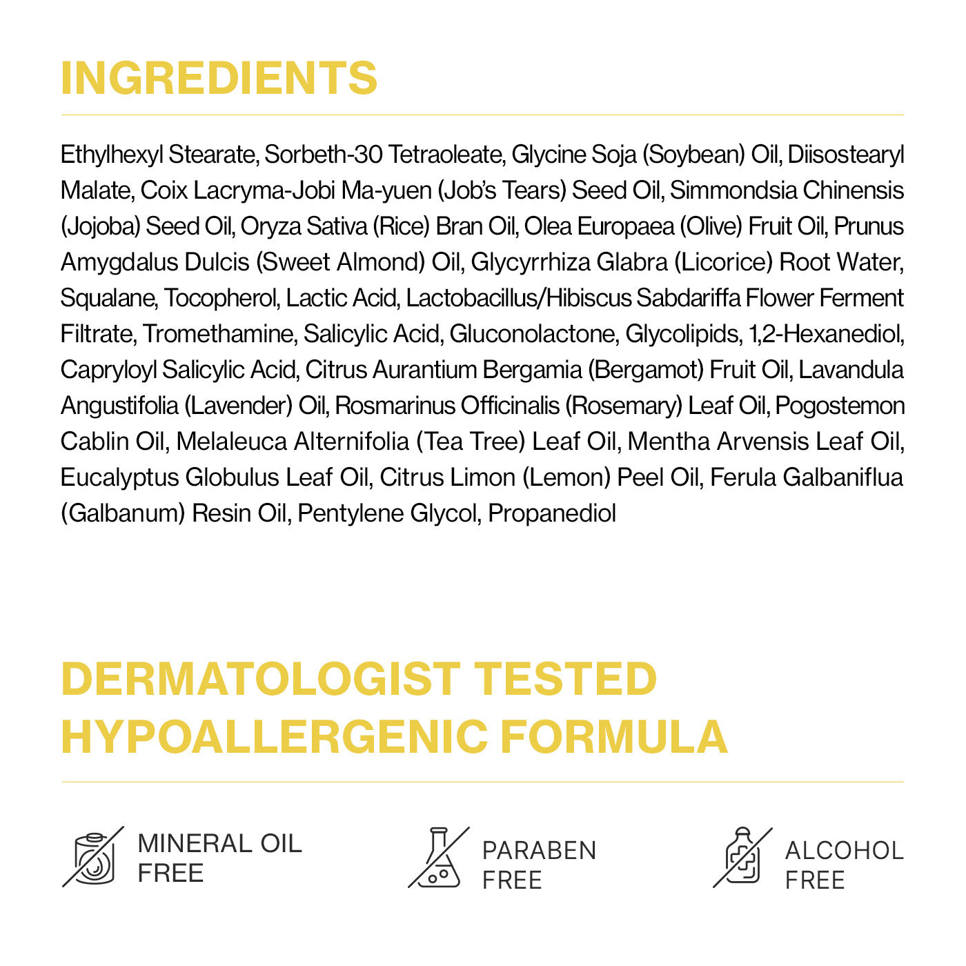 YUMU Coix Pore Control Deep Cleansing Oil