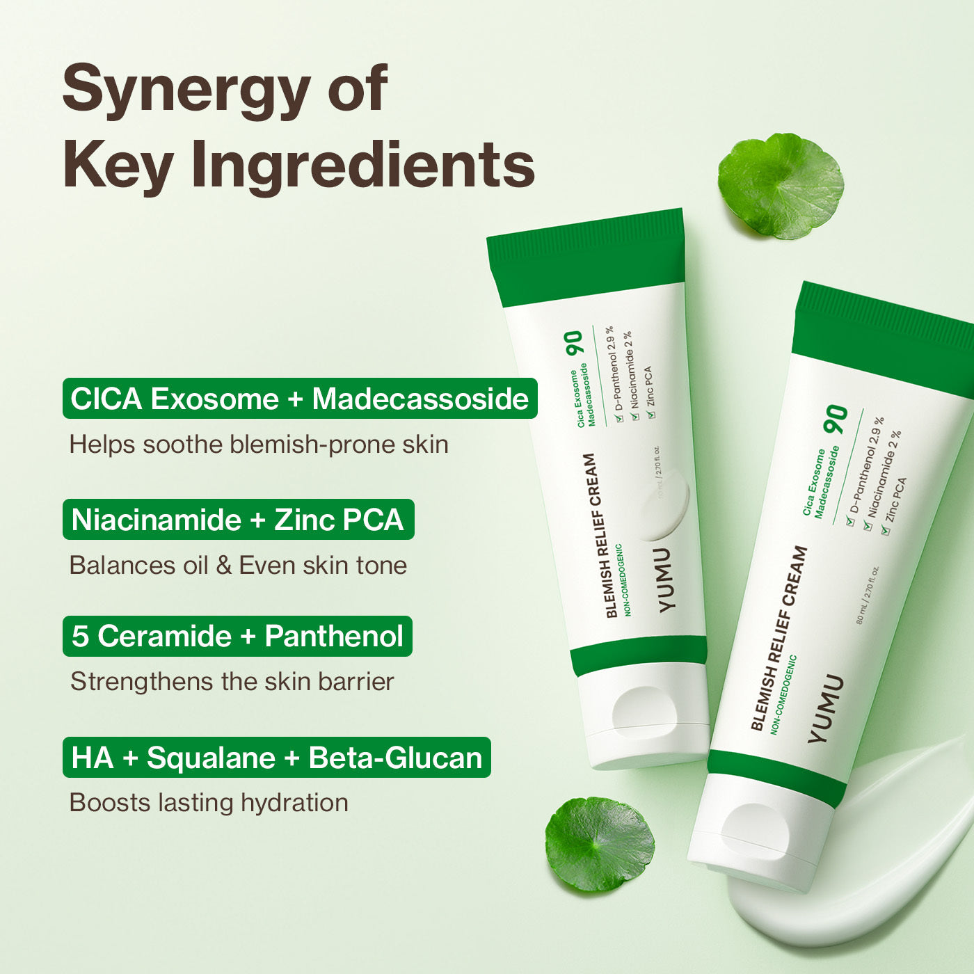 YUMU Cica Exosome Blemish Relief Cream