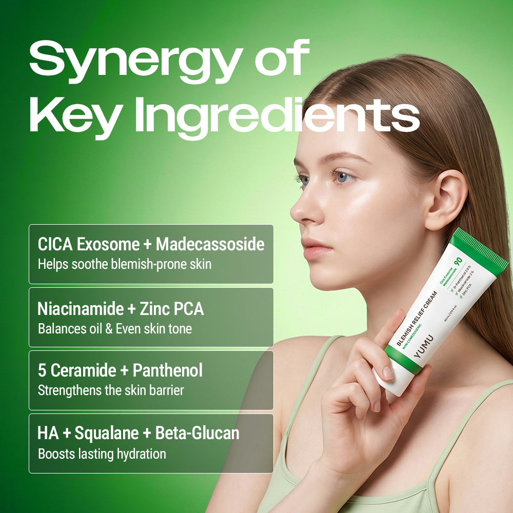 YUMU Cica Exosome Blemish Relief Cream