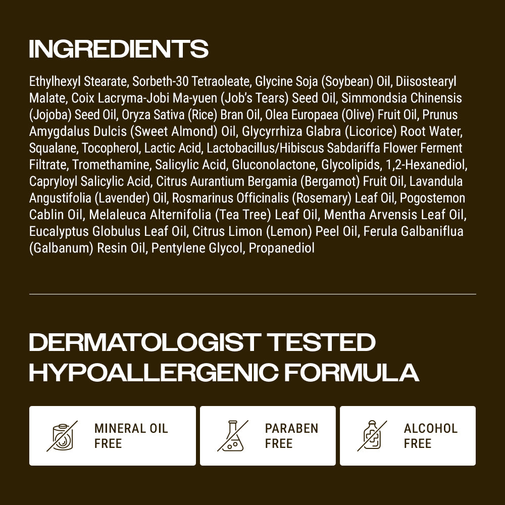 YUMU Coix Pore Control Deep Pore Cleansing Oil